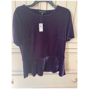 Banana Republic - Purple Velvet top
